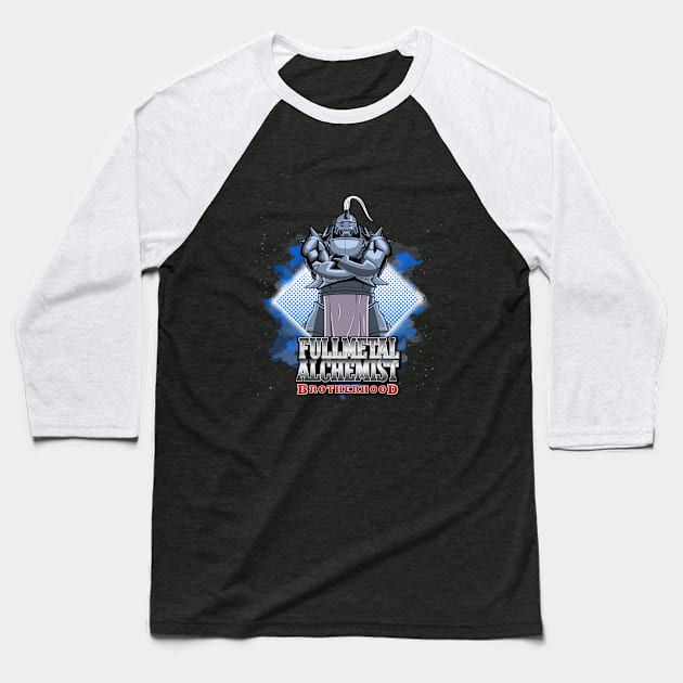 alphonse elric Fullmetal Alchemist Baseball T-Shirt by Imaginbox Studio